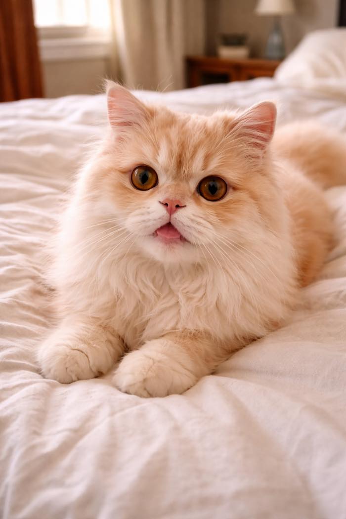 Cat photo before using the AI cat photo generator