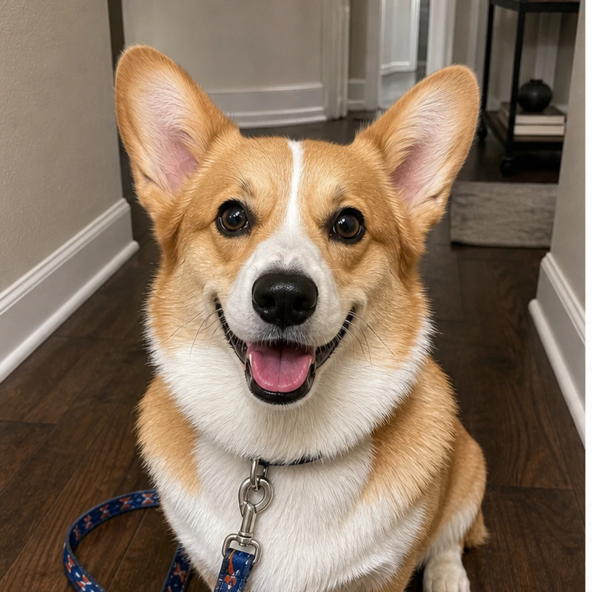 Natural iPhone-style photo of a Corgi before Pop Art conversion